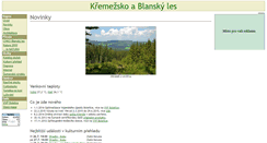 Desktop Screenshot of kremezsko.cz